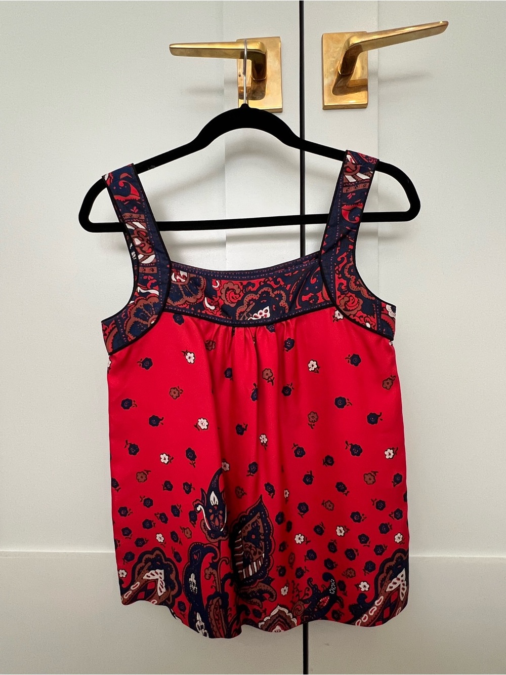 Playful Yet Chic Silk Tibi Top, size 2